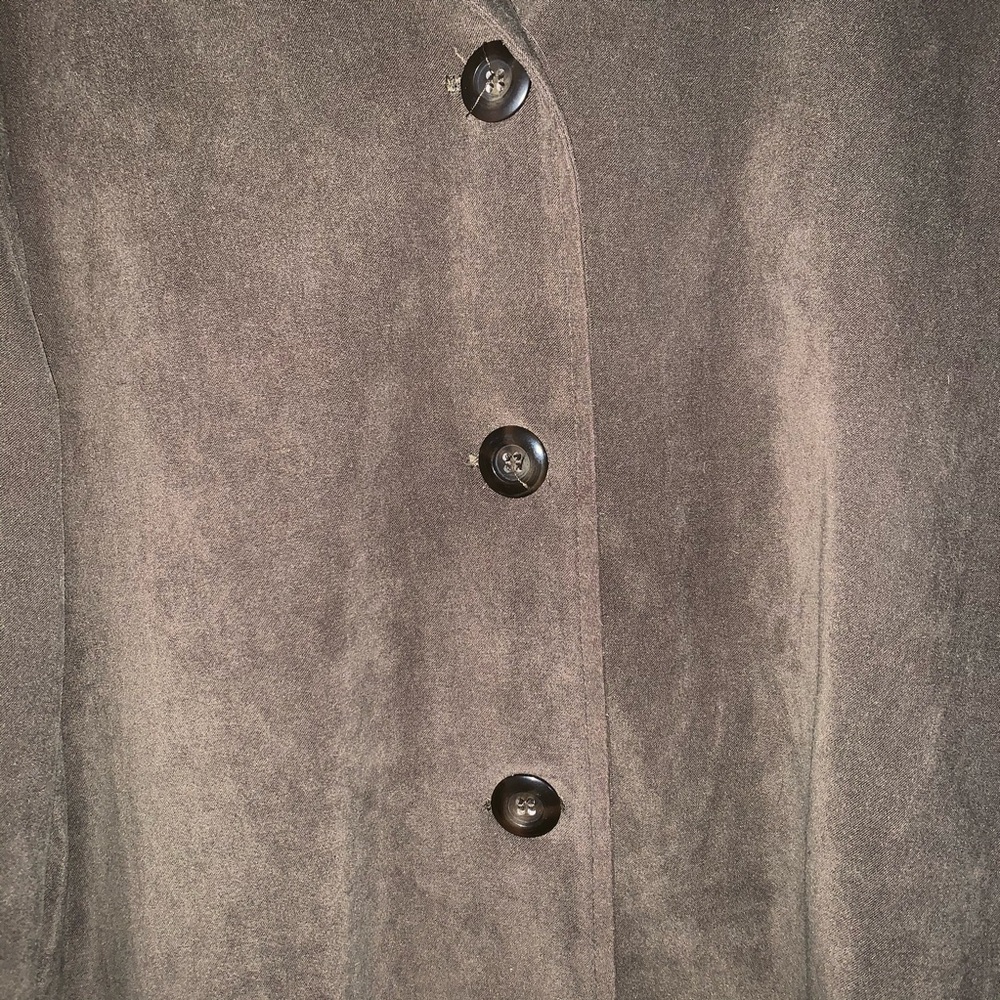 Suede Button Down - image 2